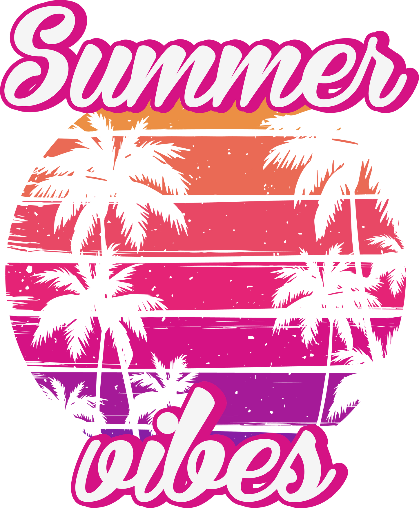 Summer Vibes Neon Sunset Design 🌴☀️