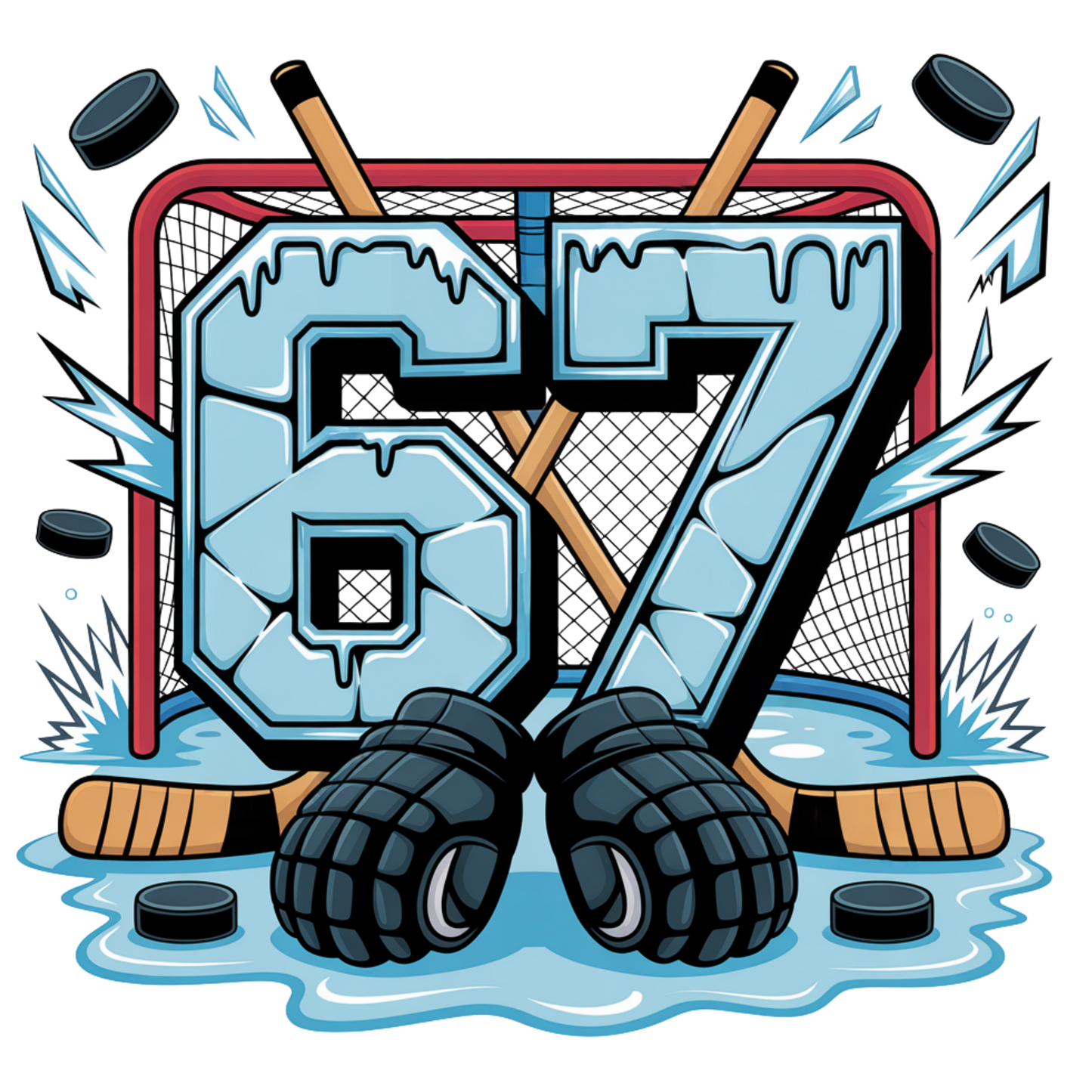 67 Hockey Graphic – Design Only