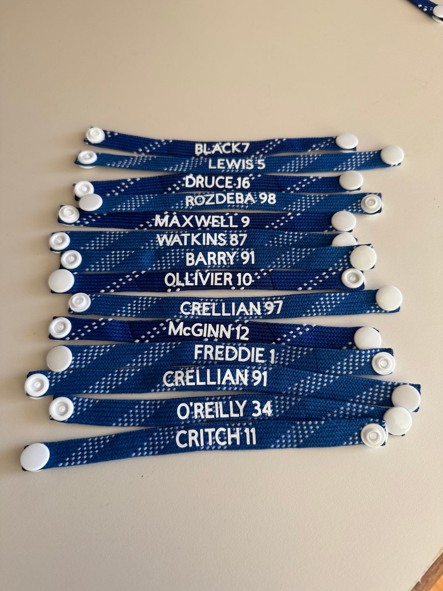 Hockey Lace Bracelet