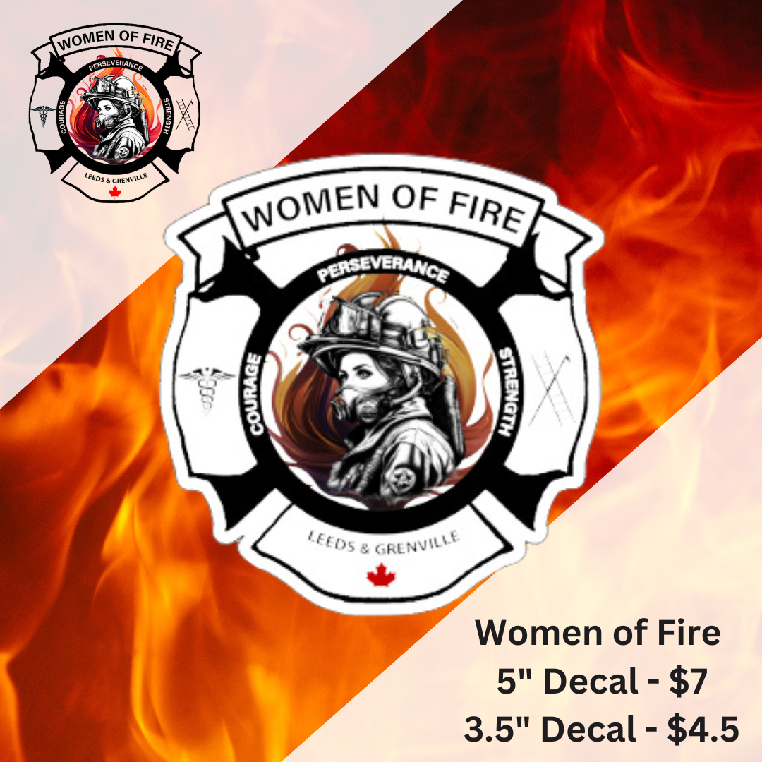 Women Of Fire Car Decal