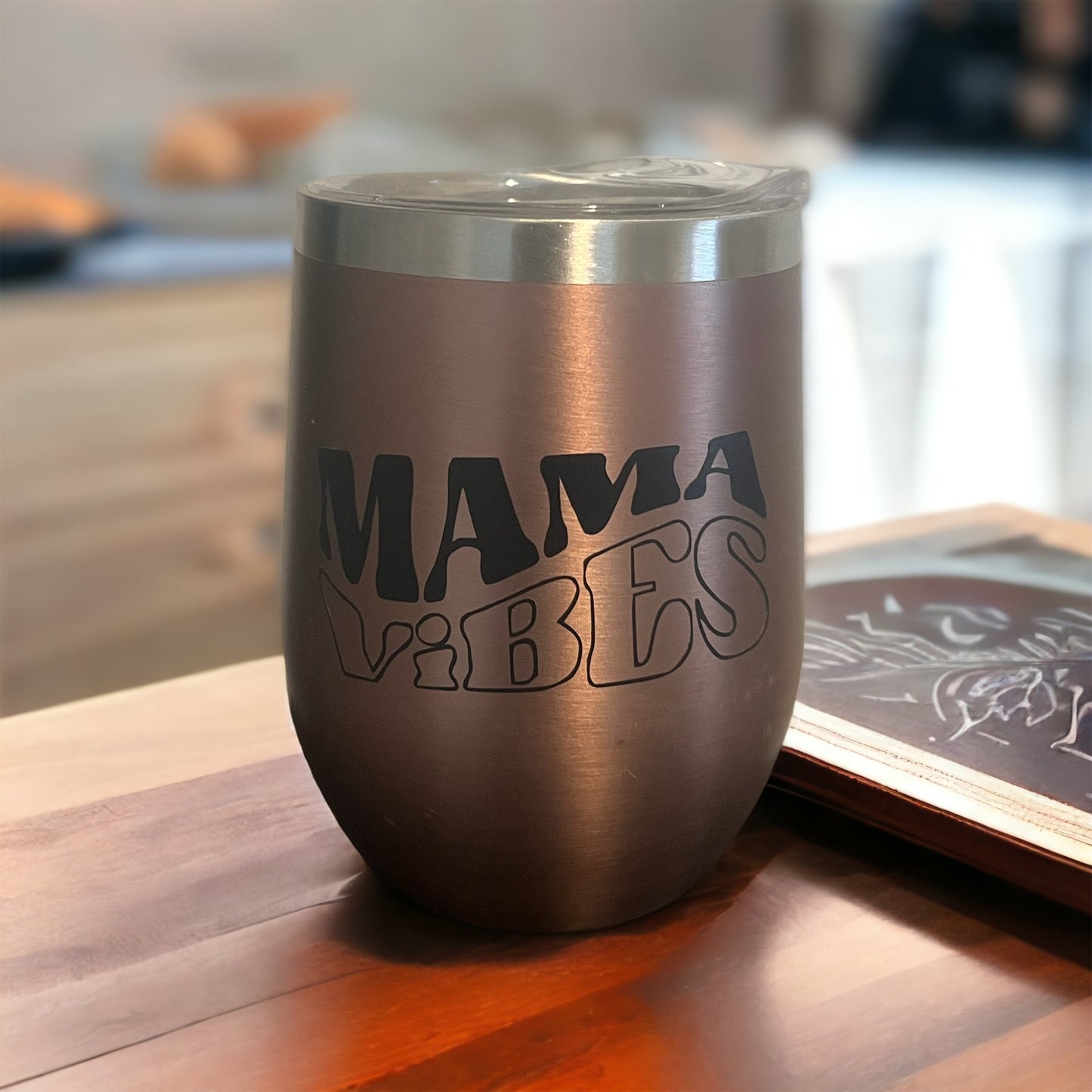 Mama Vibes Wine Tumbler
