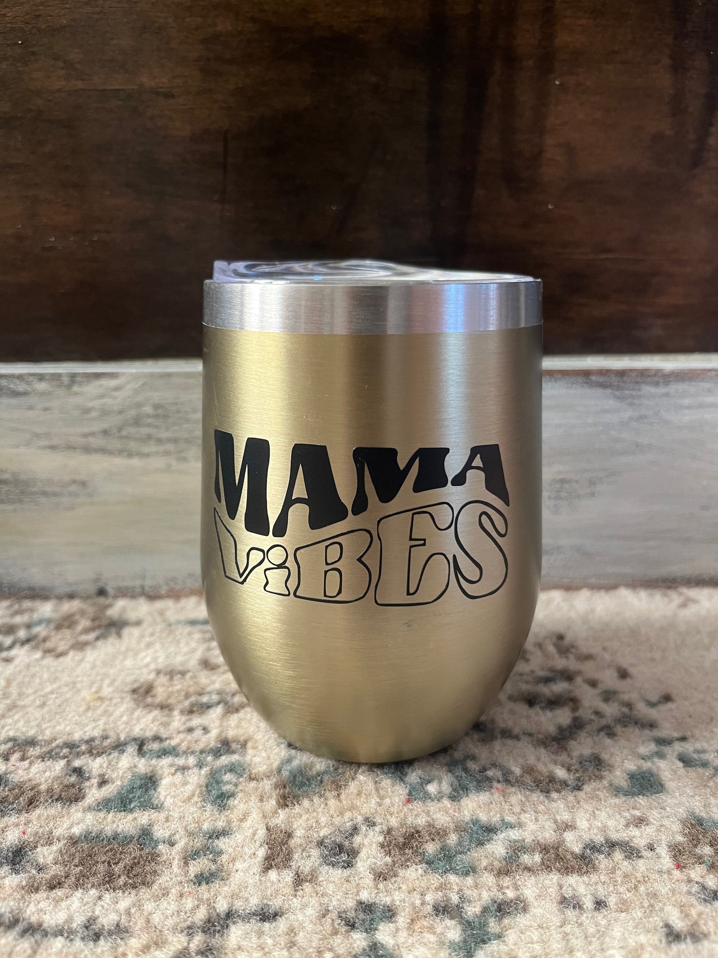 Mama Vibes Wine Tumbler