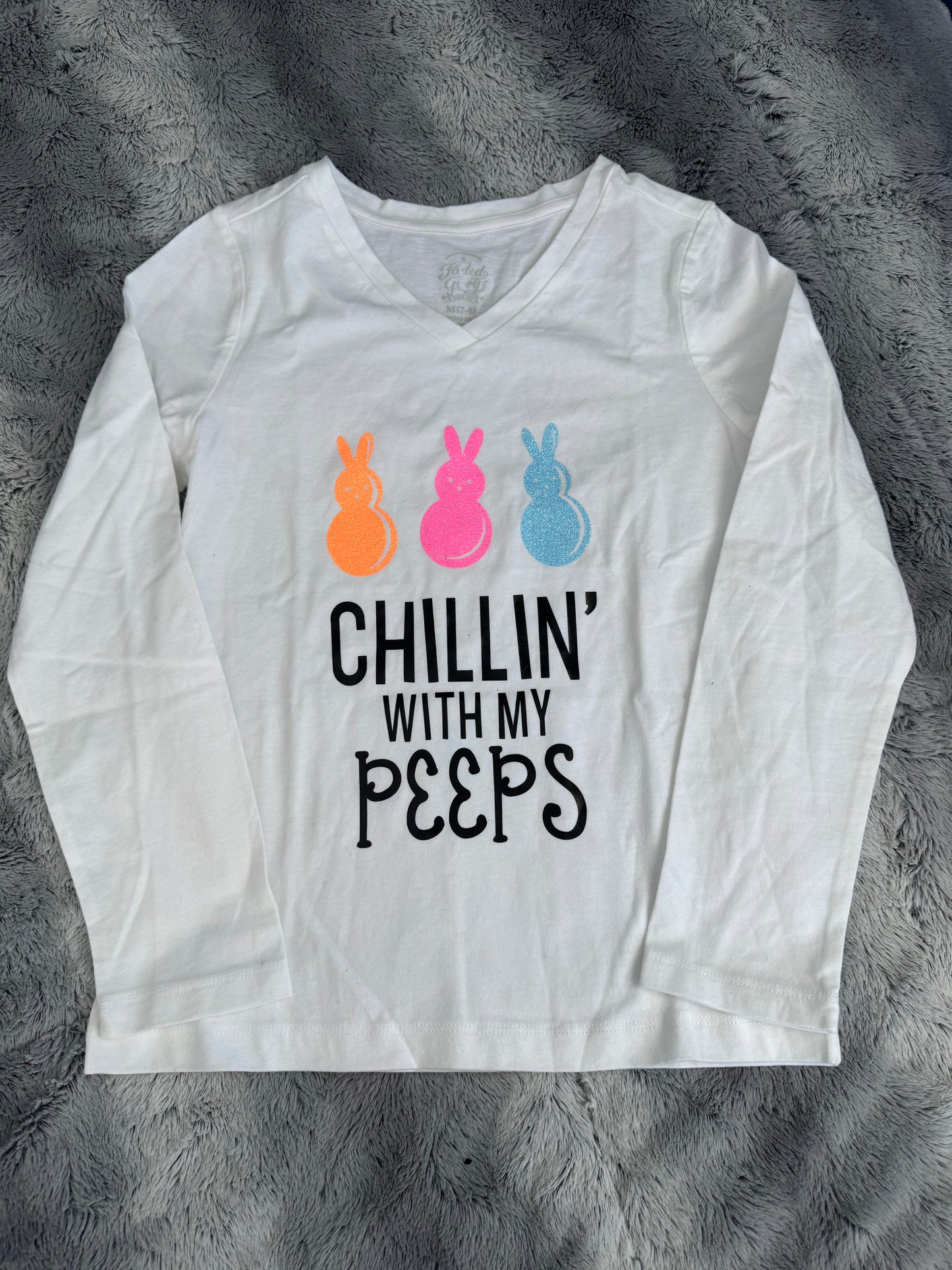 “Chillin’ With My Peeps” Easter Shirt 🐰🌸