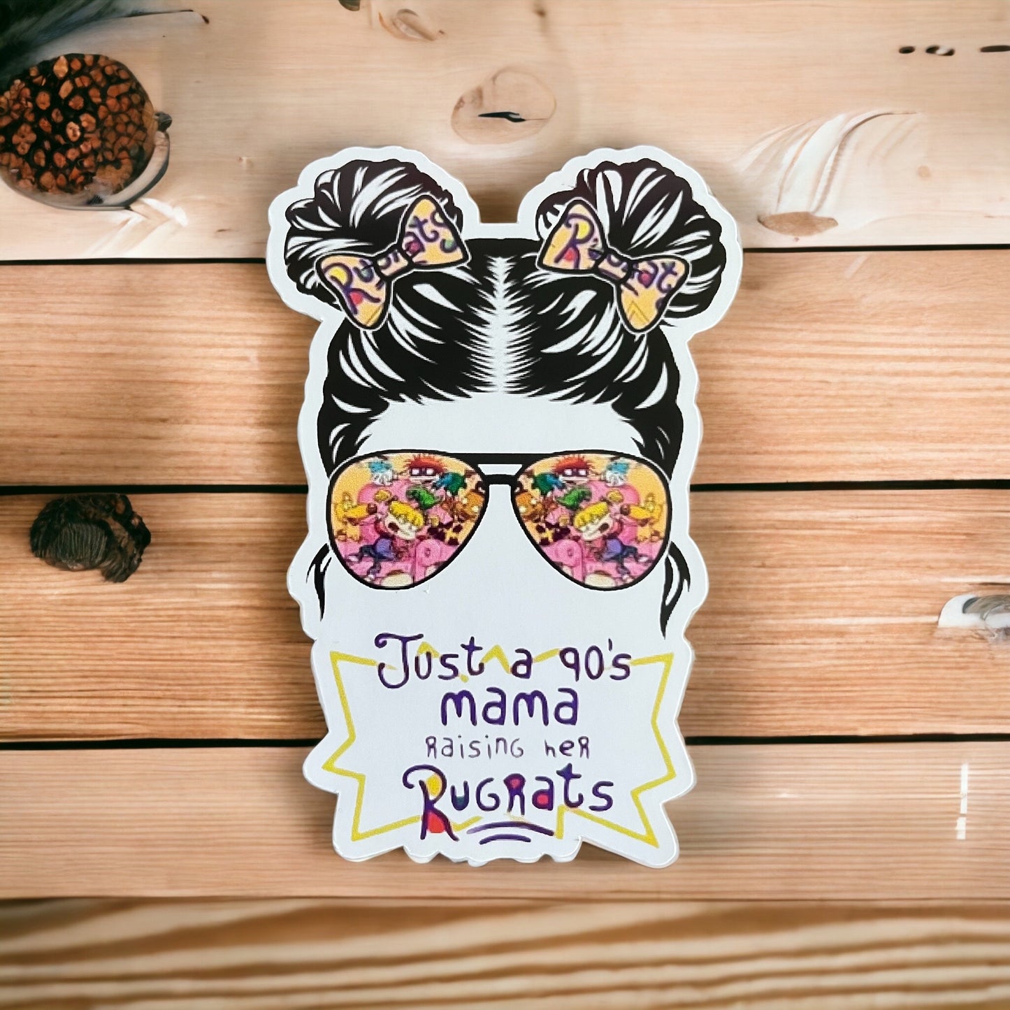 Just a 90s Mama Car Decal