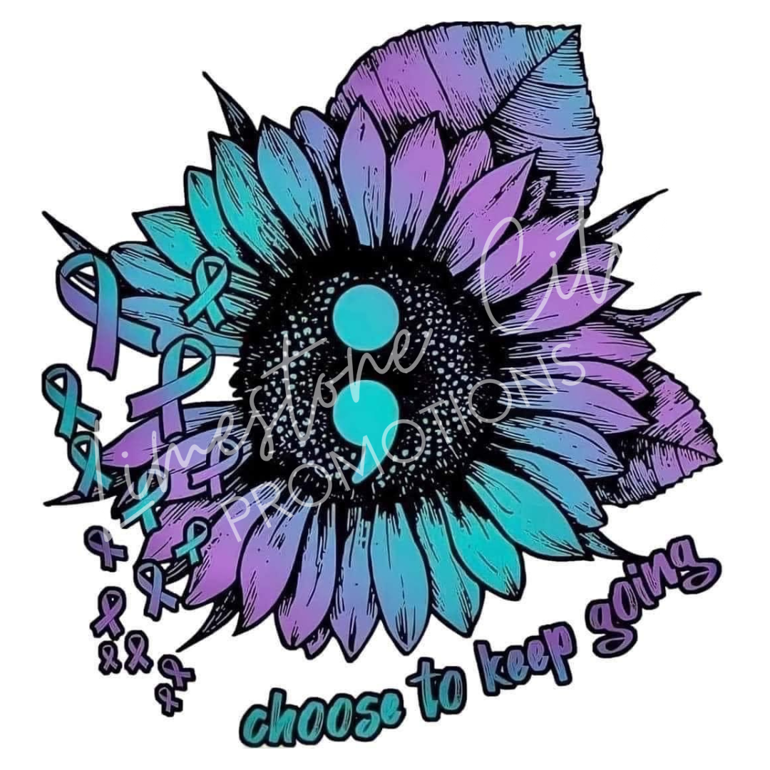 Choose To Keep Going Car Decal