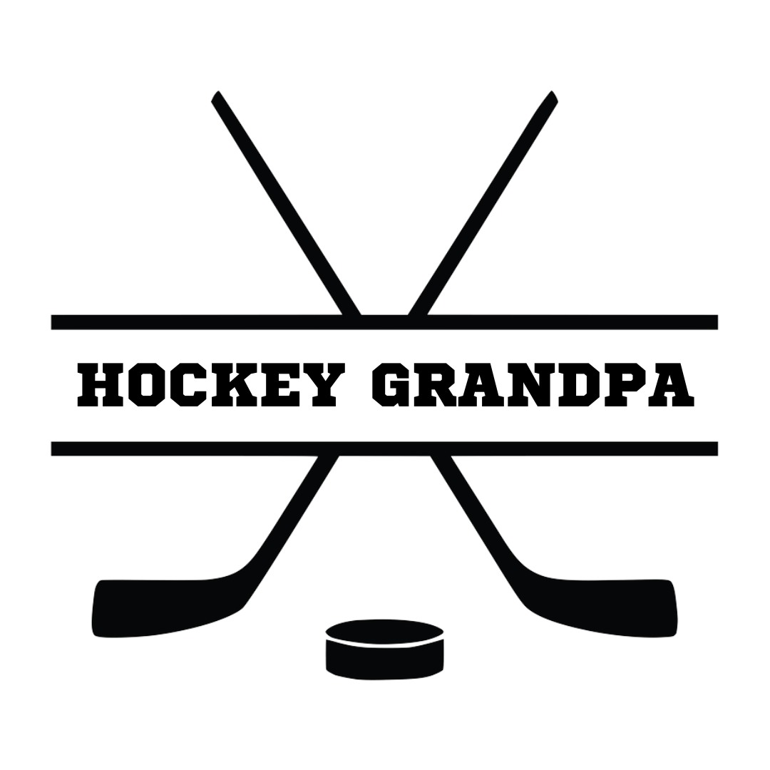Hockey Grandpa Car Decal
