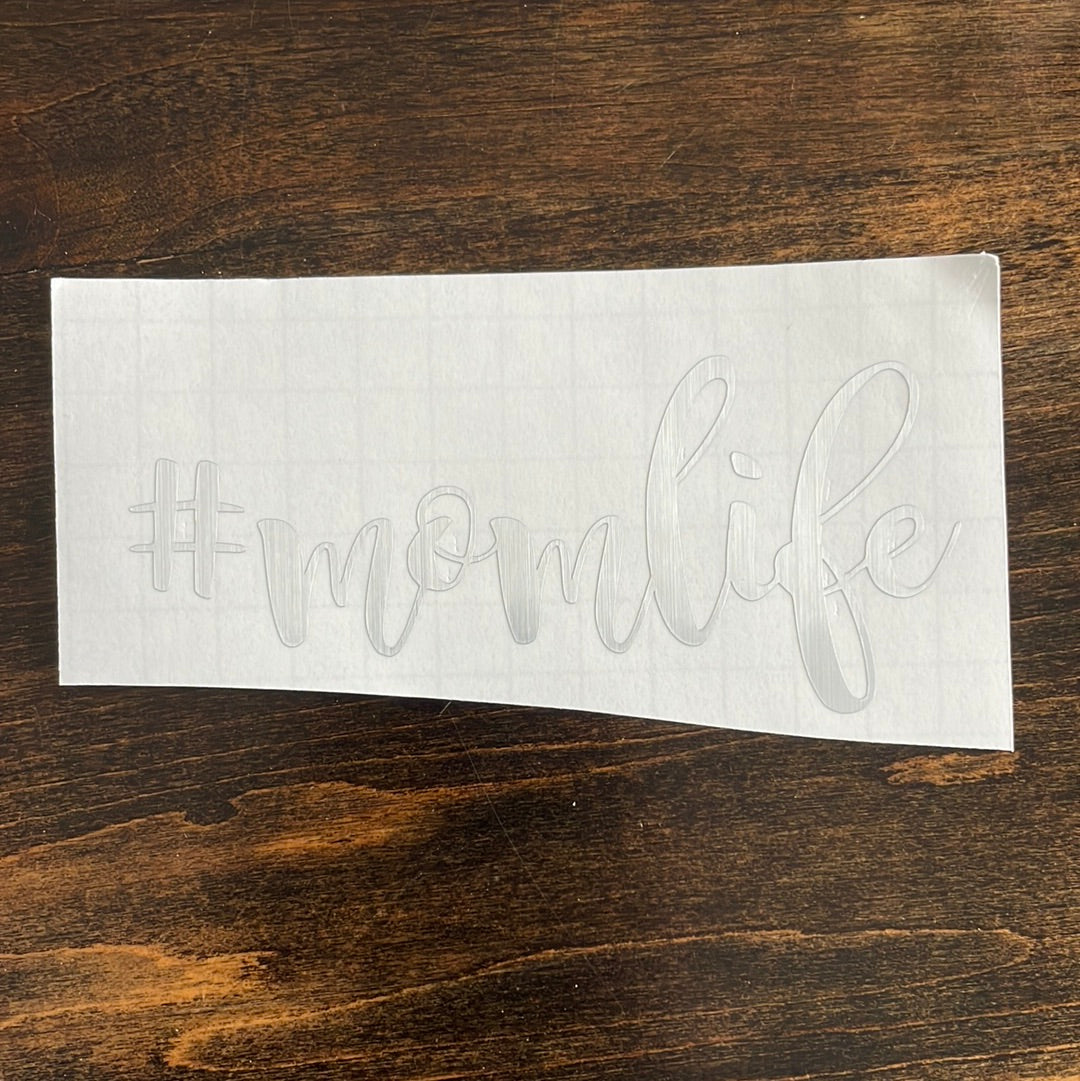 #Momlife Car Decal