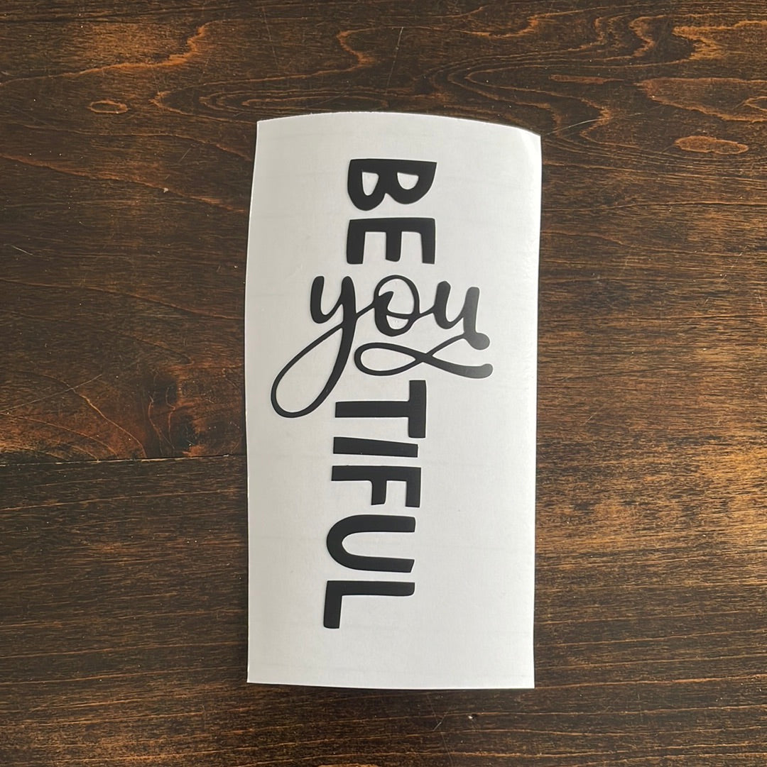 BeYOUtiful Car Decal