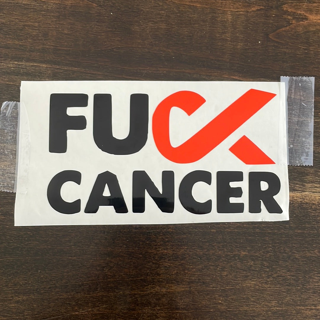 F**k Cancer Car Decal