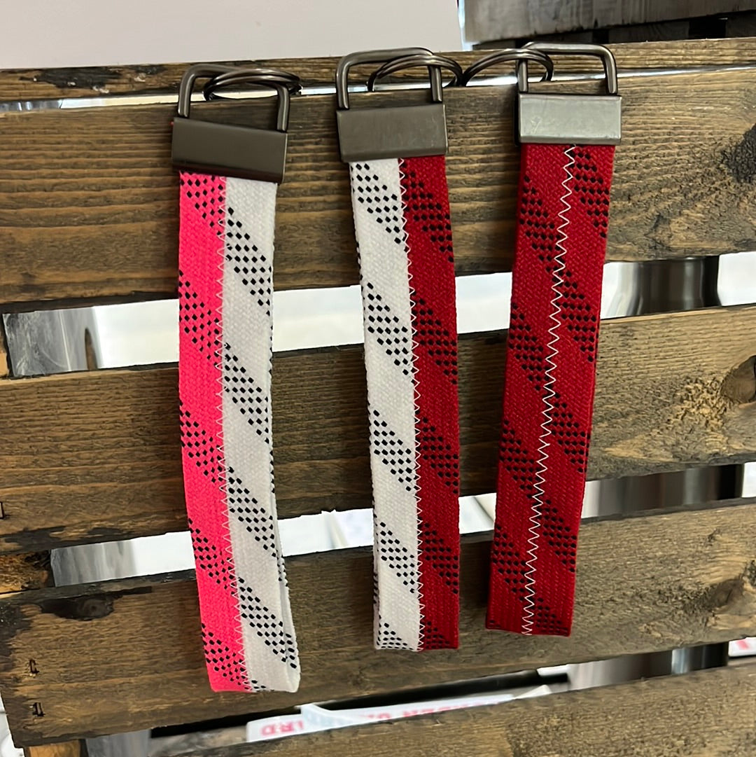 Hockey Lace Keychain