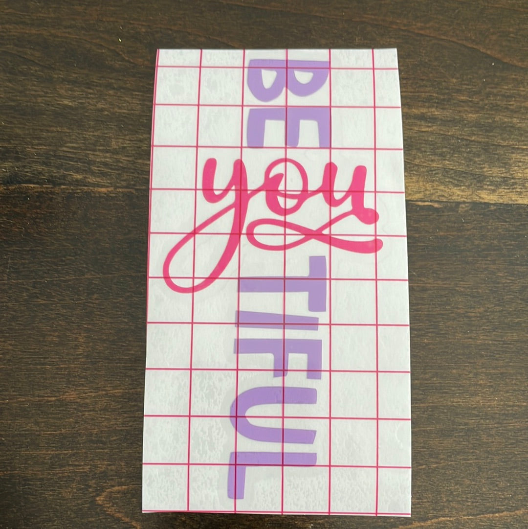 BeYOUtiful Car Decal