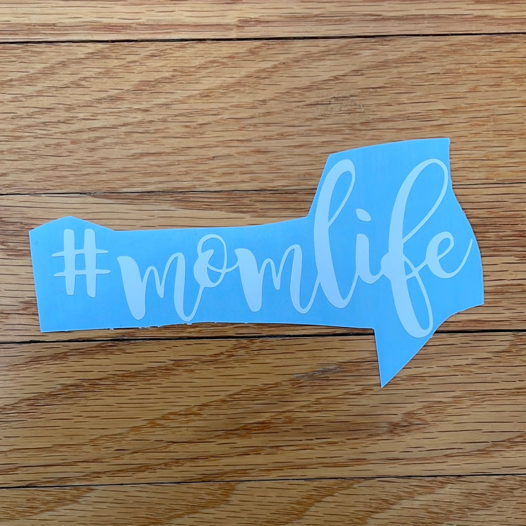 #Momlife Car Decal