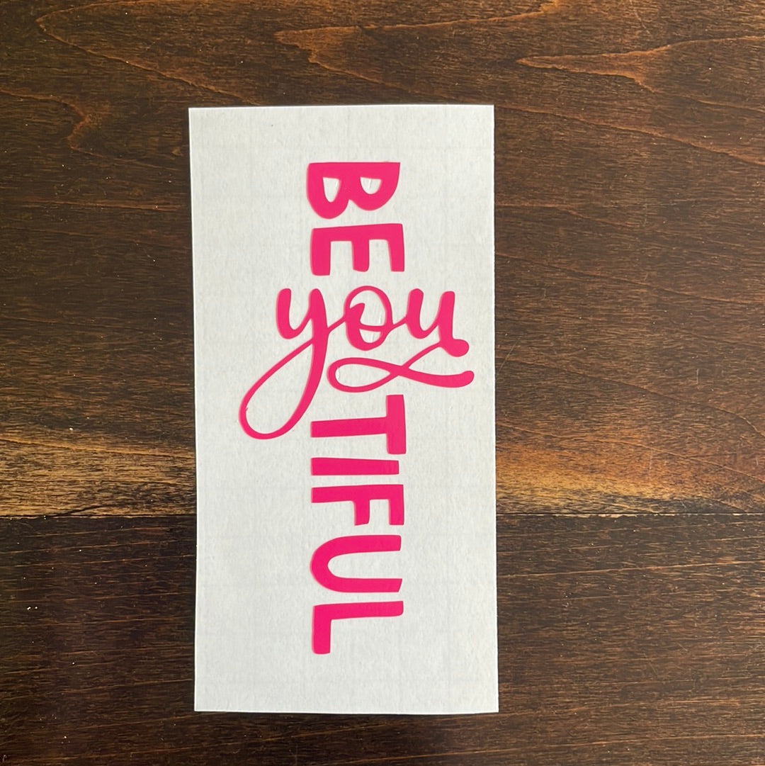BeYOUtiful Car Decal