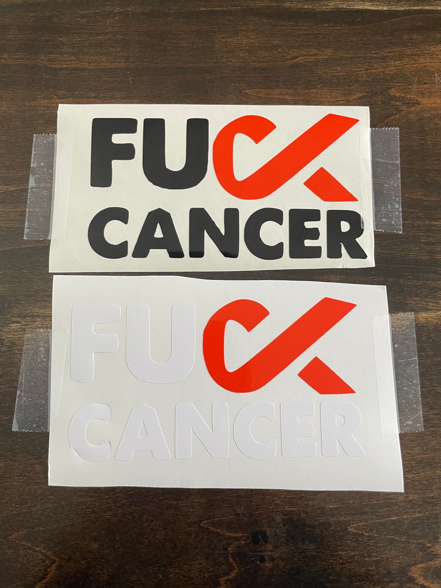 F**k Cancer Car Decal