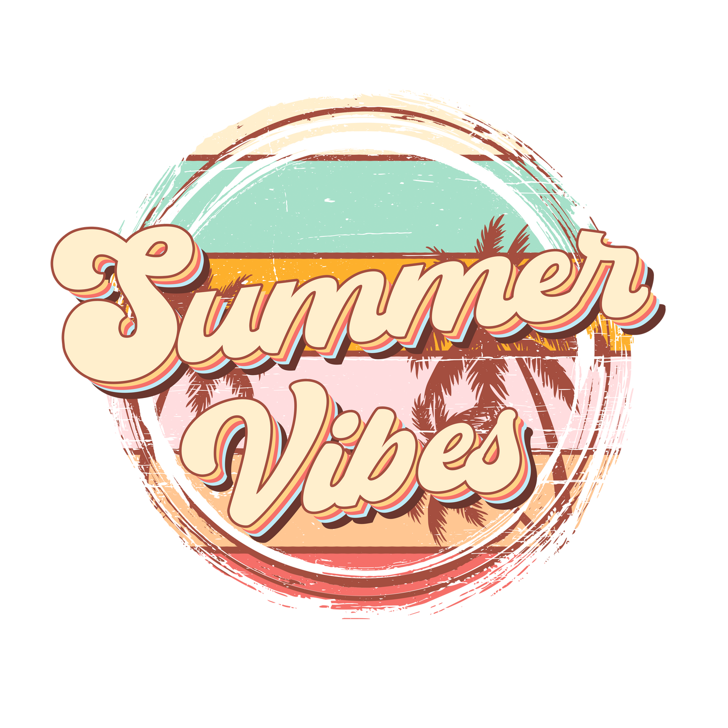 Summer Vibes Retro Design 🌴☀️