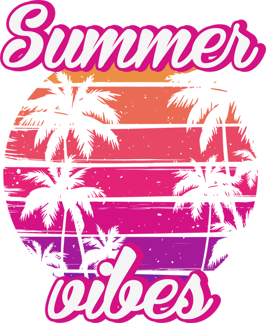 Summer Vibes Neon Sunset Design 🌴☀️