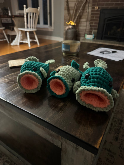Handmade Crochet Large Mouth Bass Plush