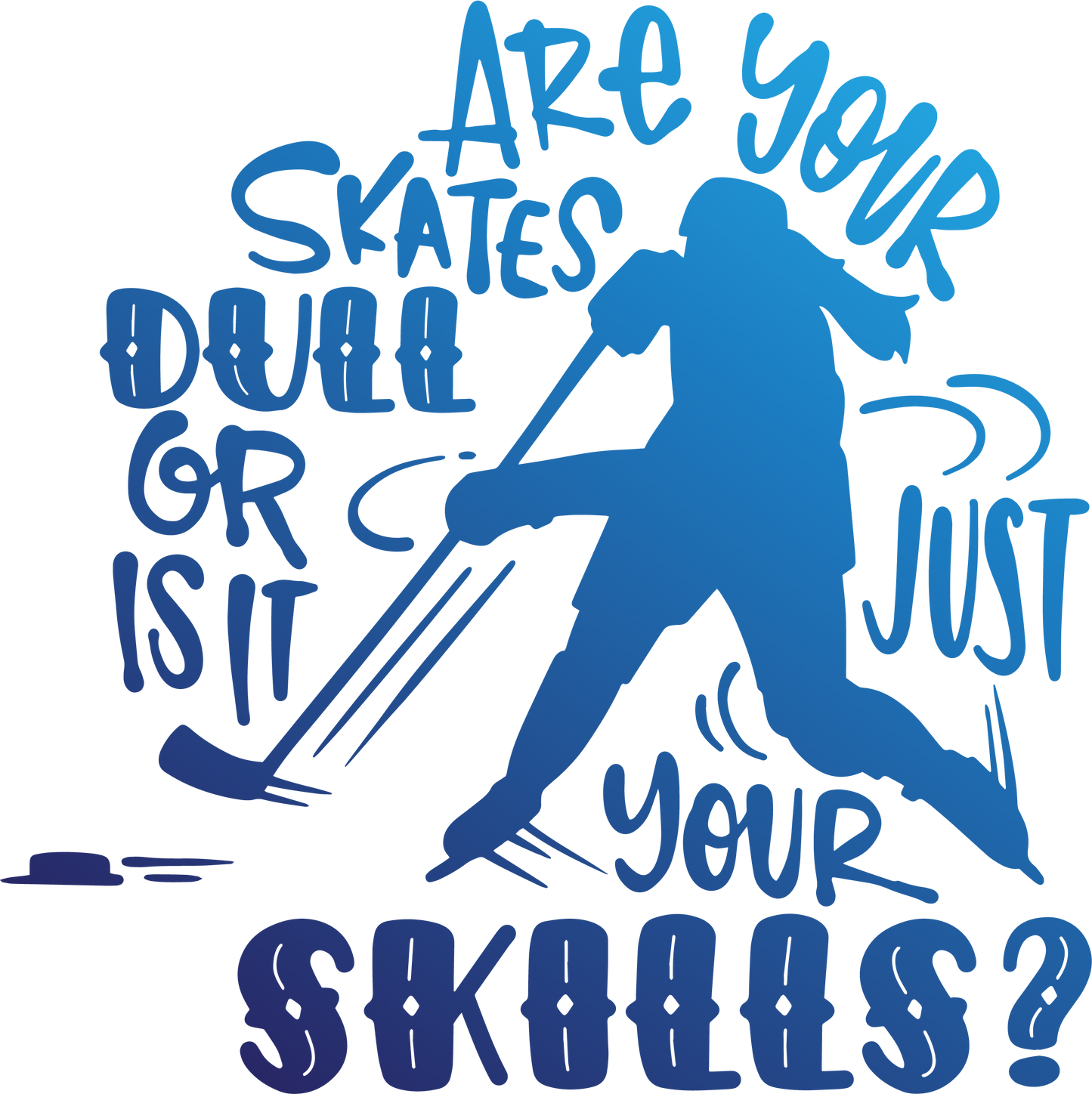 Are Your Skates Dull or Is It Just Your Skills? Hockey Design 🏒😏