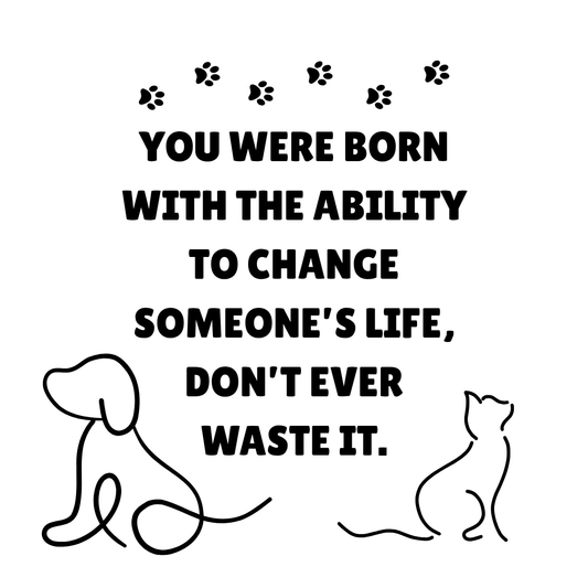 You Were Born to Change Someone’s Life – Design Only