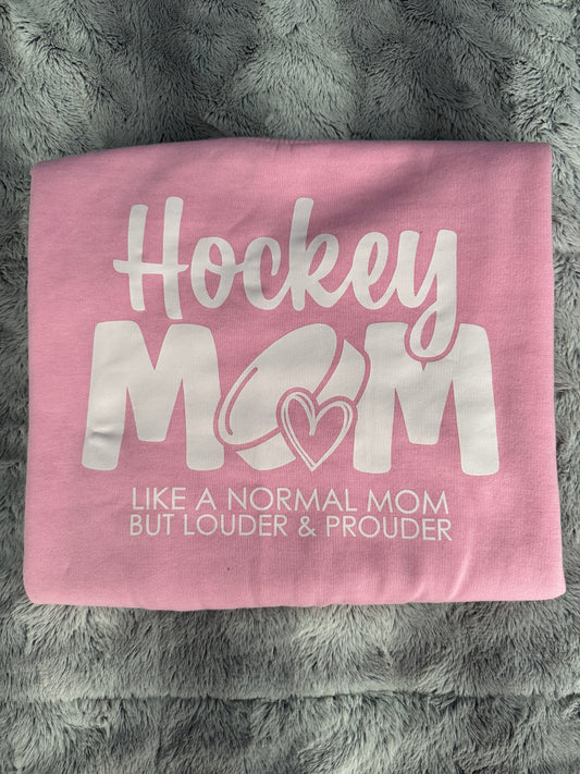 Hockey Mom Crewneck Sweater – Louder & Prouder