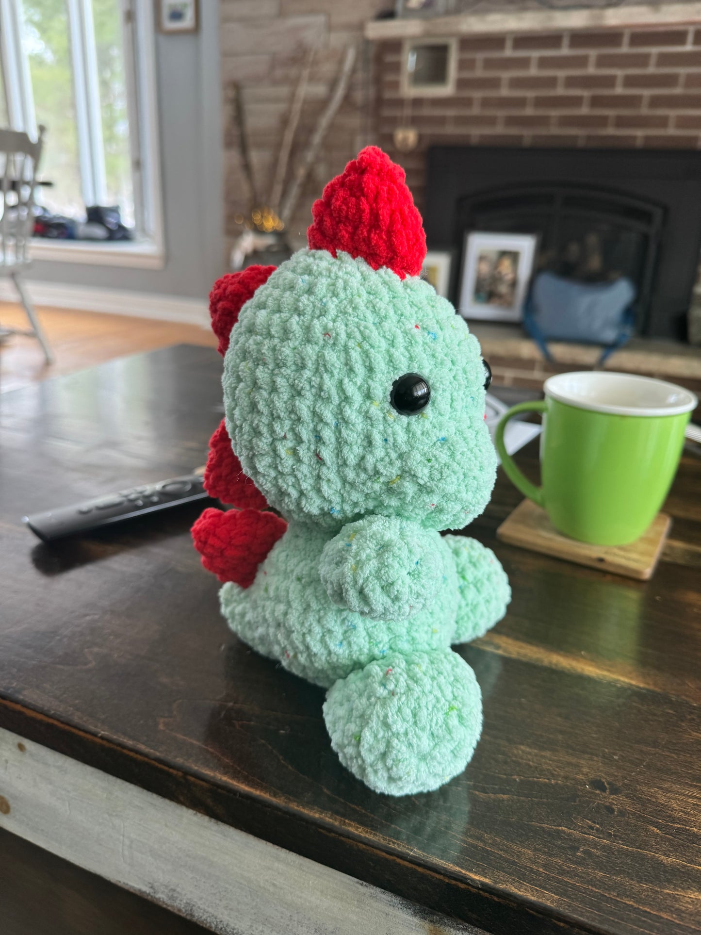 Crochet Dino Plush – Handmade Stuffed Dinosaur