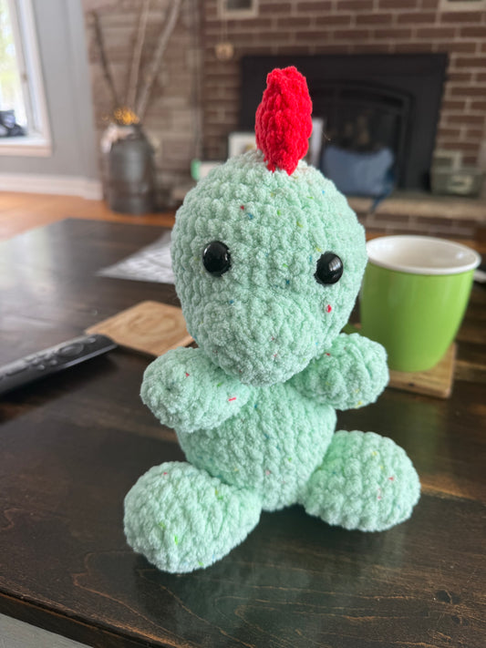 Crochet Dino Plush – Handmade Stuffed Dinosaur