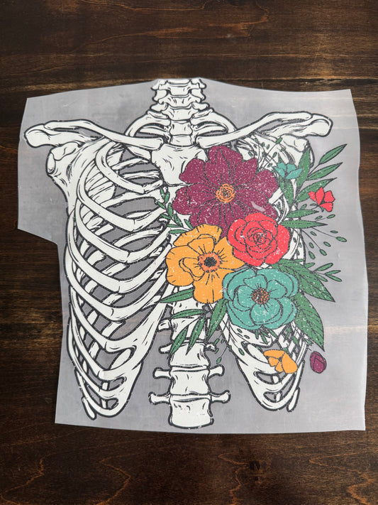 Floral Ribcage Skeleton – Design Only