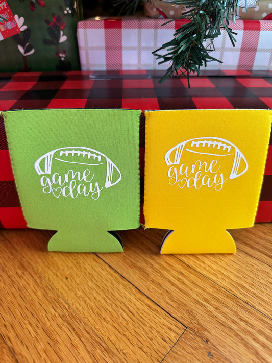 Game Day Football Can Koozie 🏈