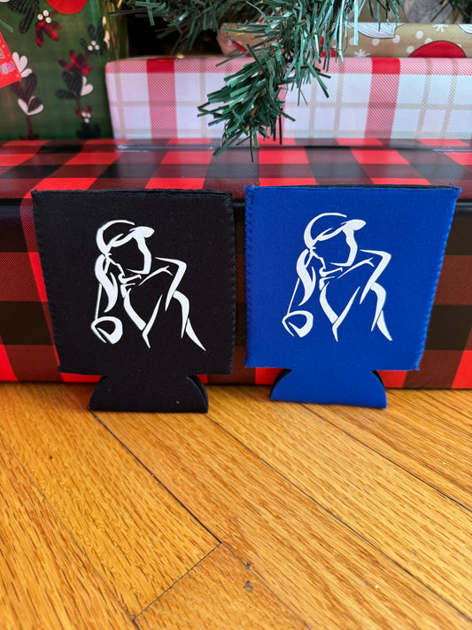 Female Golf Silhouette Can Koozie ⛳️💚