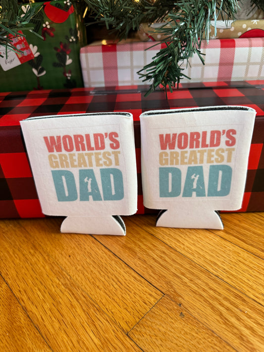 World’s Greatest Dad Can Koozie 👑🍺