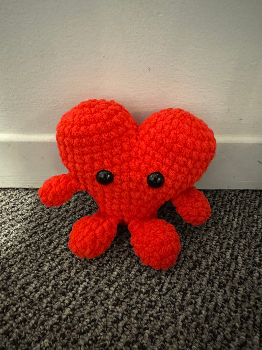Crochet Heart Stuffed Animal