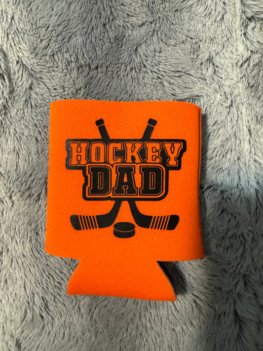 Hockey Dad Can Koozie