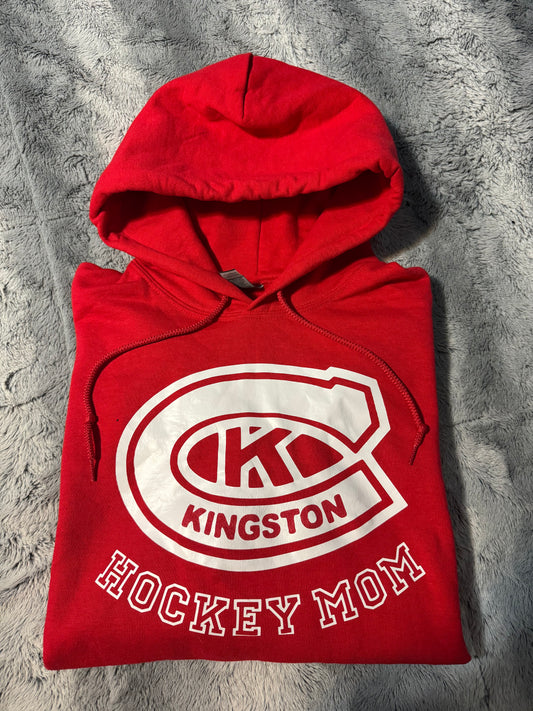 Kingston Canadians Hockey Mom Hoodie