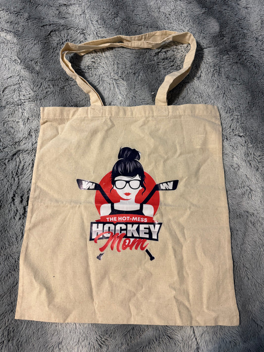 Hockey Theme Tote Bag