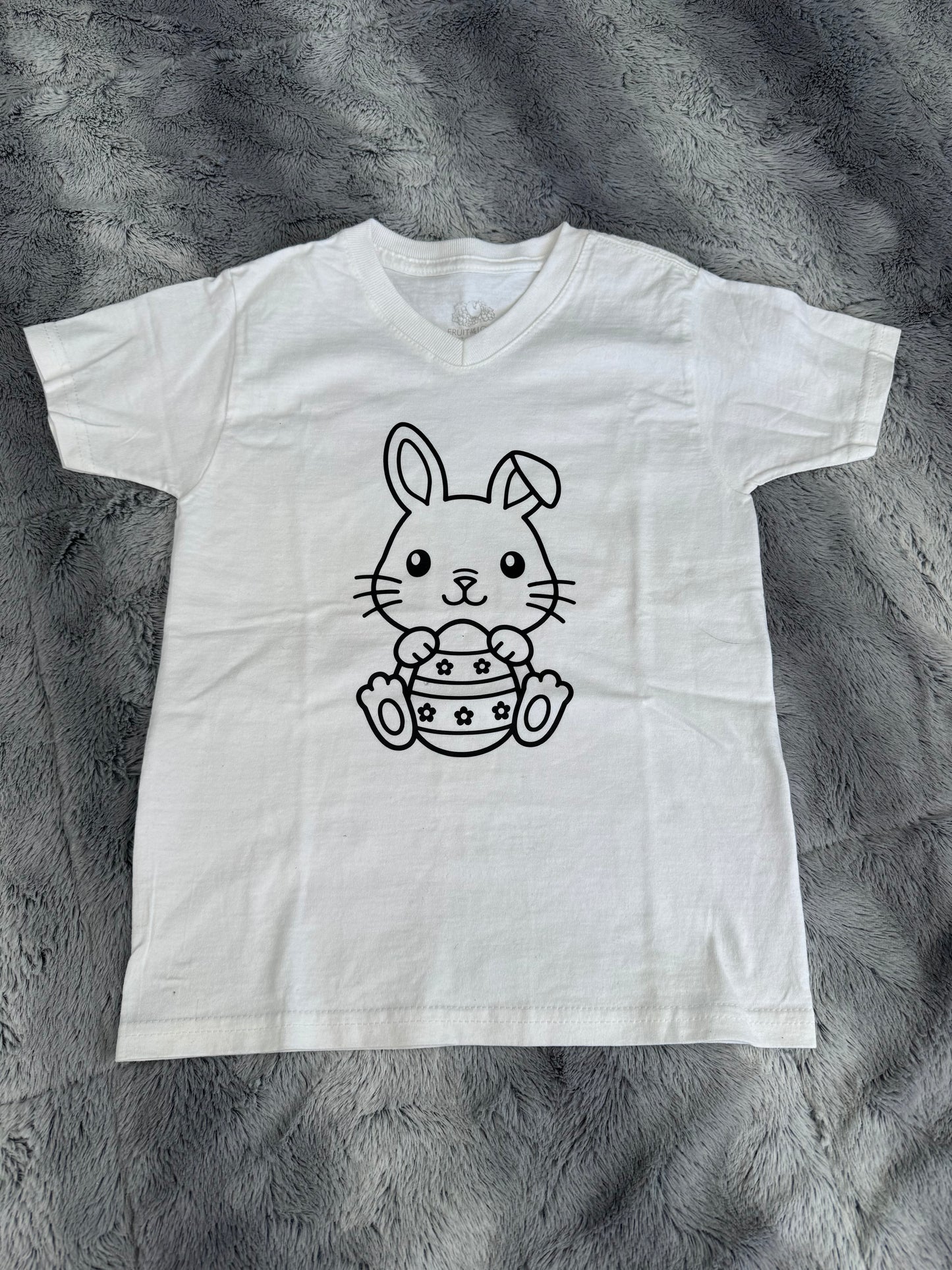 Color Your Own Easter Bunny Shirt 🐰🎨