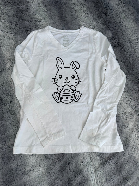 Color Your Own Easter Bunny Shirt 🐰🎨