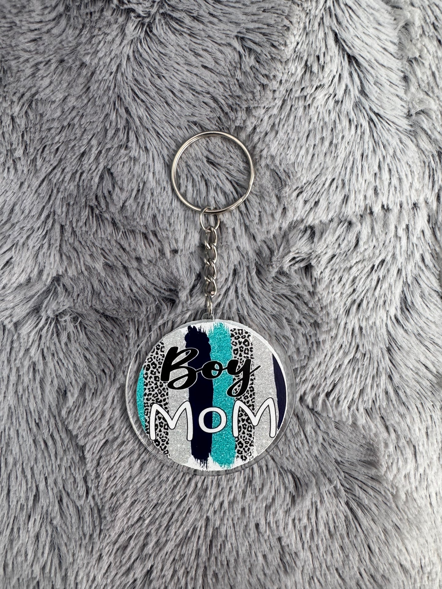 Boy Mom Acrylic Keychain 💙✨