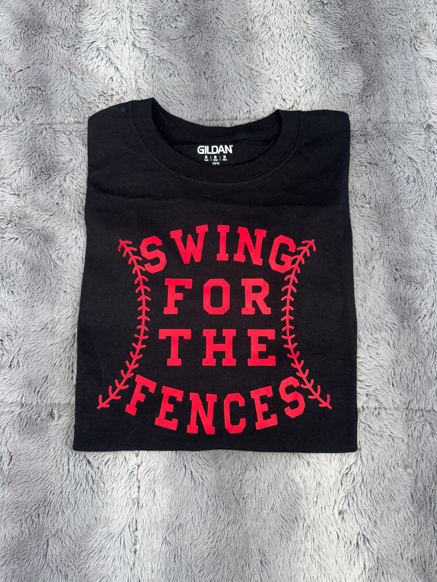 Youth “Swinging for the Fences” T-Shirt ⚾🔥