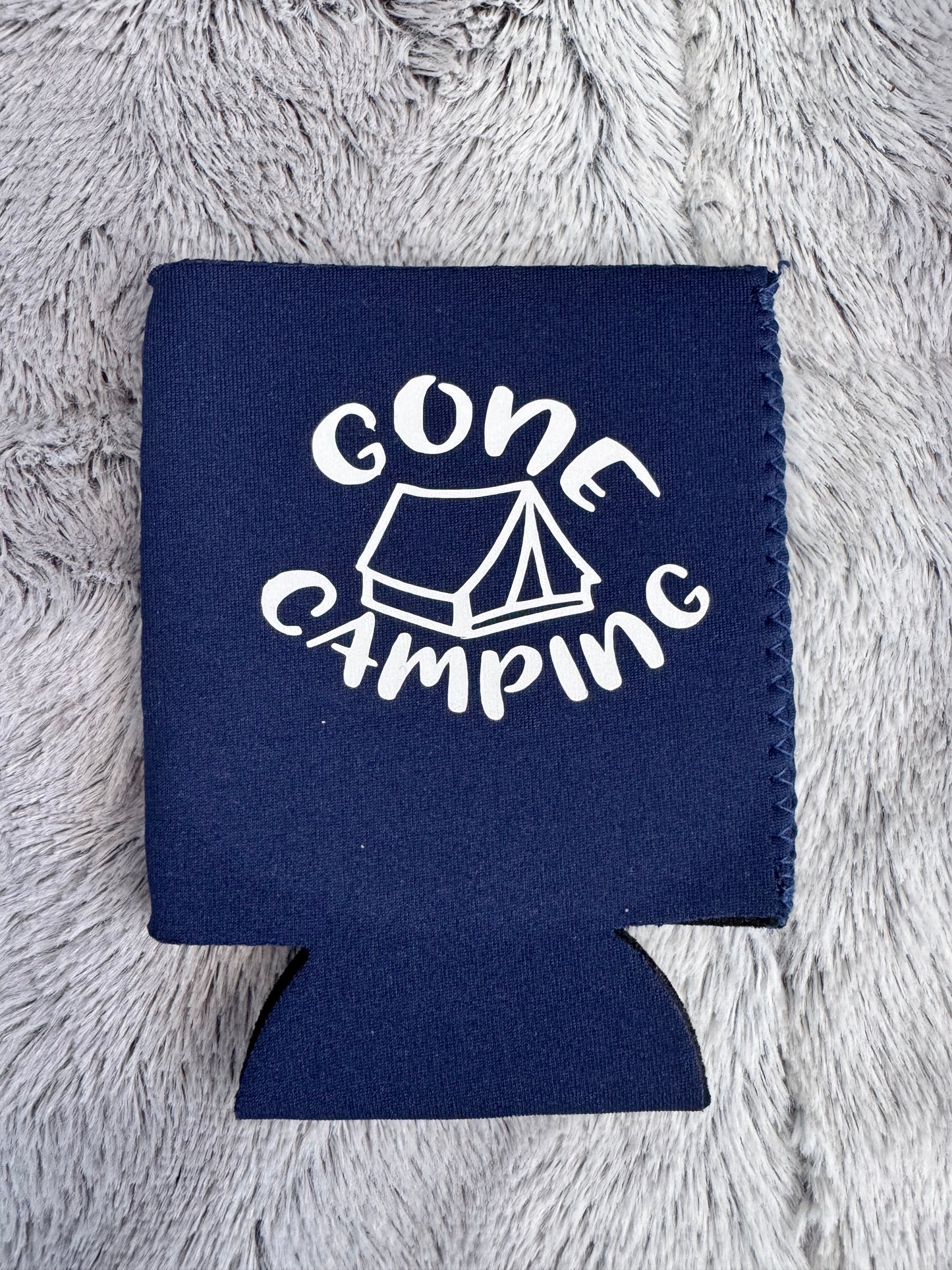 “Gone Camping” Can Koozie 🏕️🥤