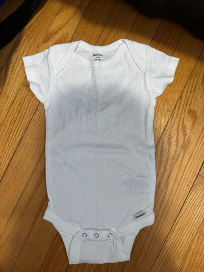 3-6 month Blank Baby Onesie – Custom Ready 👶✨