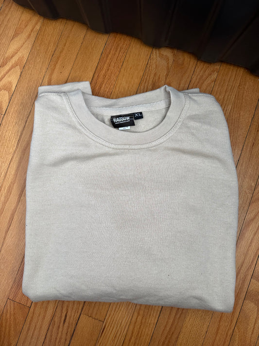 Adult X-Large Crewneck Sweatshirt – Blank Apparel 👕✨