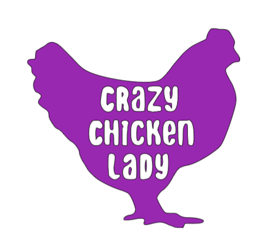 Crazy Chicken Lady Car Decal