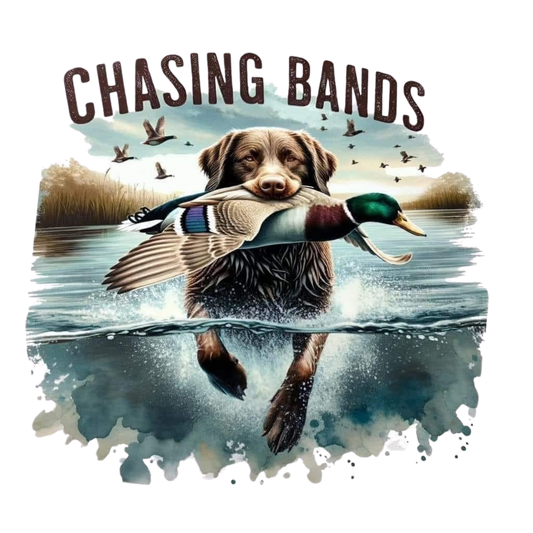 Chasing Bands – Waterfowl Hunting Design – Design Only