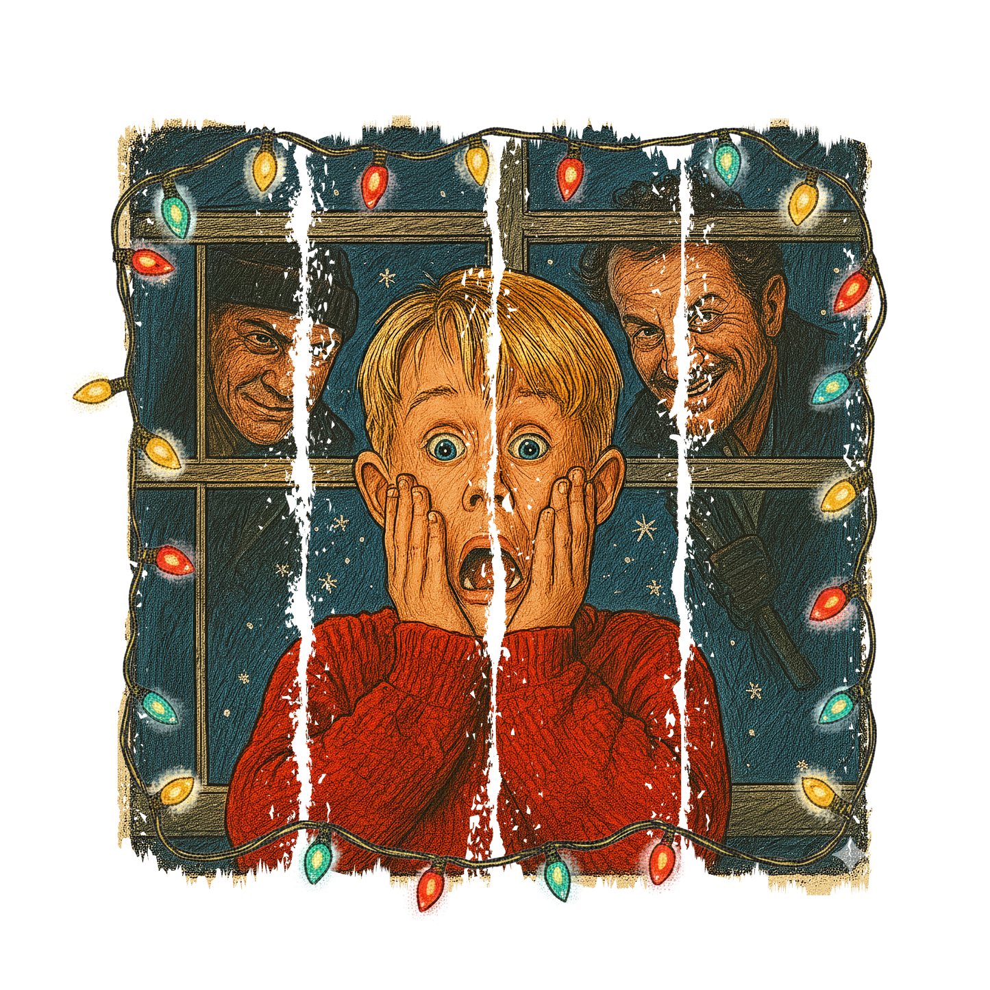 Classic Christmas Movie Window Scene – Shirt Design