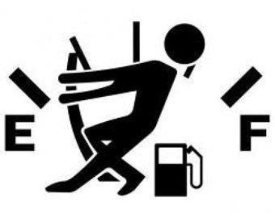 Gas Gauge Car Decal