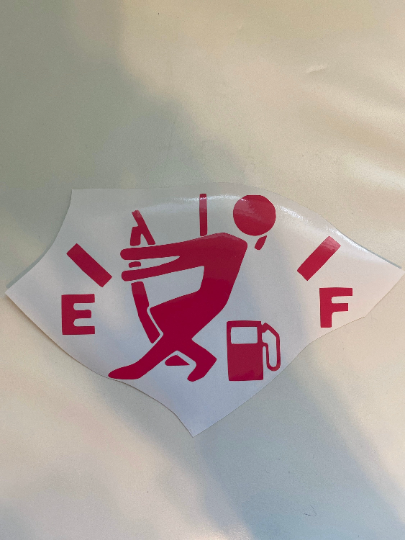 Gas Gauge Car Decal