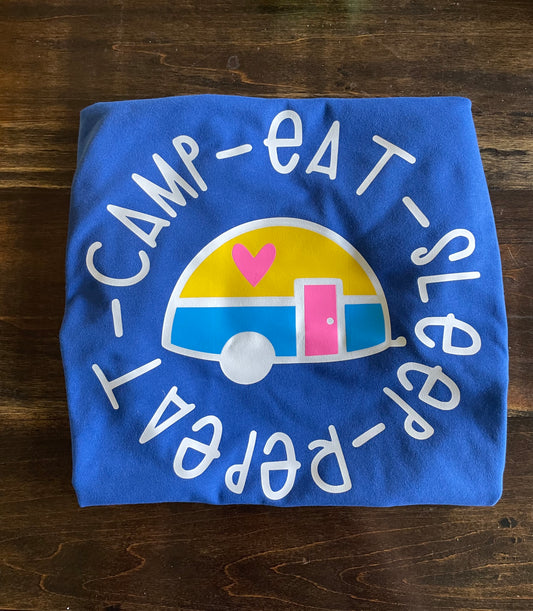 Camp Eat Sleep Repeat T-Shirt