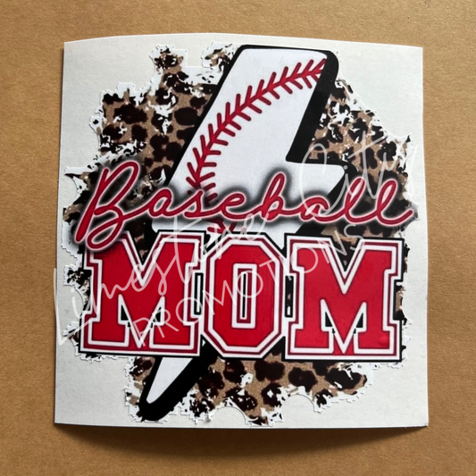 Baseball Mom Car Decal