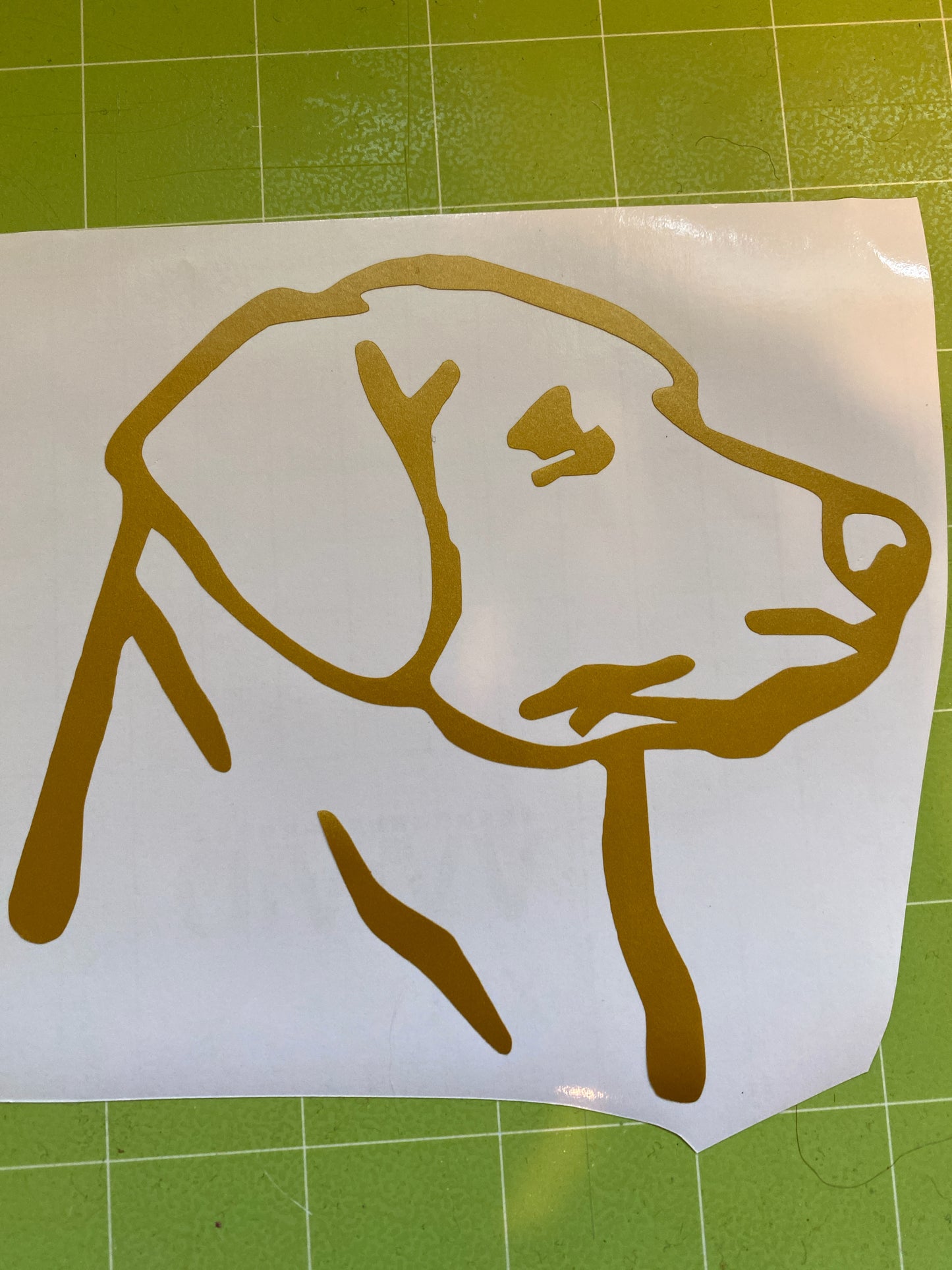 Lab Silhouette Decal