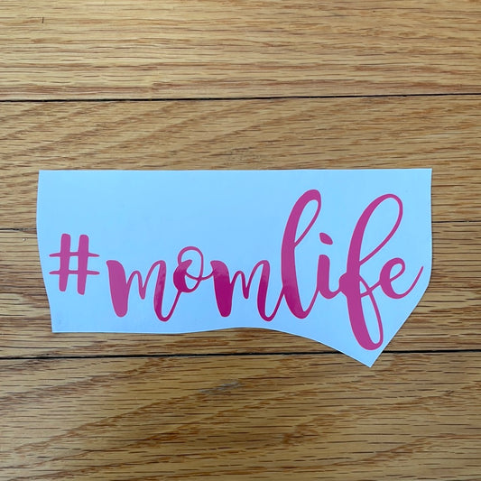 #Momlife Car Decal